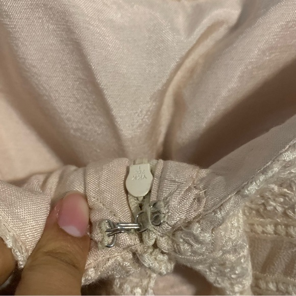 BRAND NEW! Bisou NYC Mon Ange Jumpsuit. Ecru/Beige Color. Size S/M - Picture 8 of 16